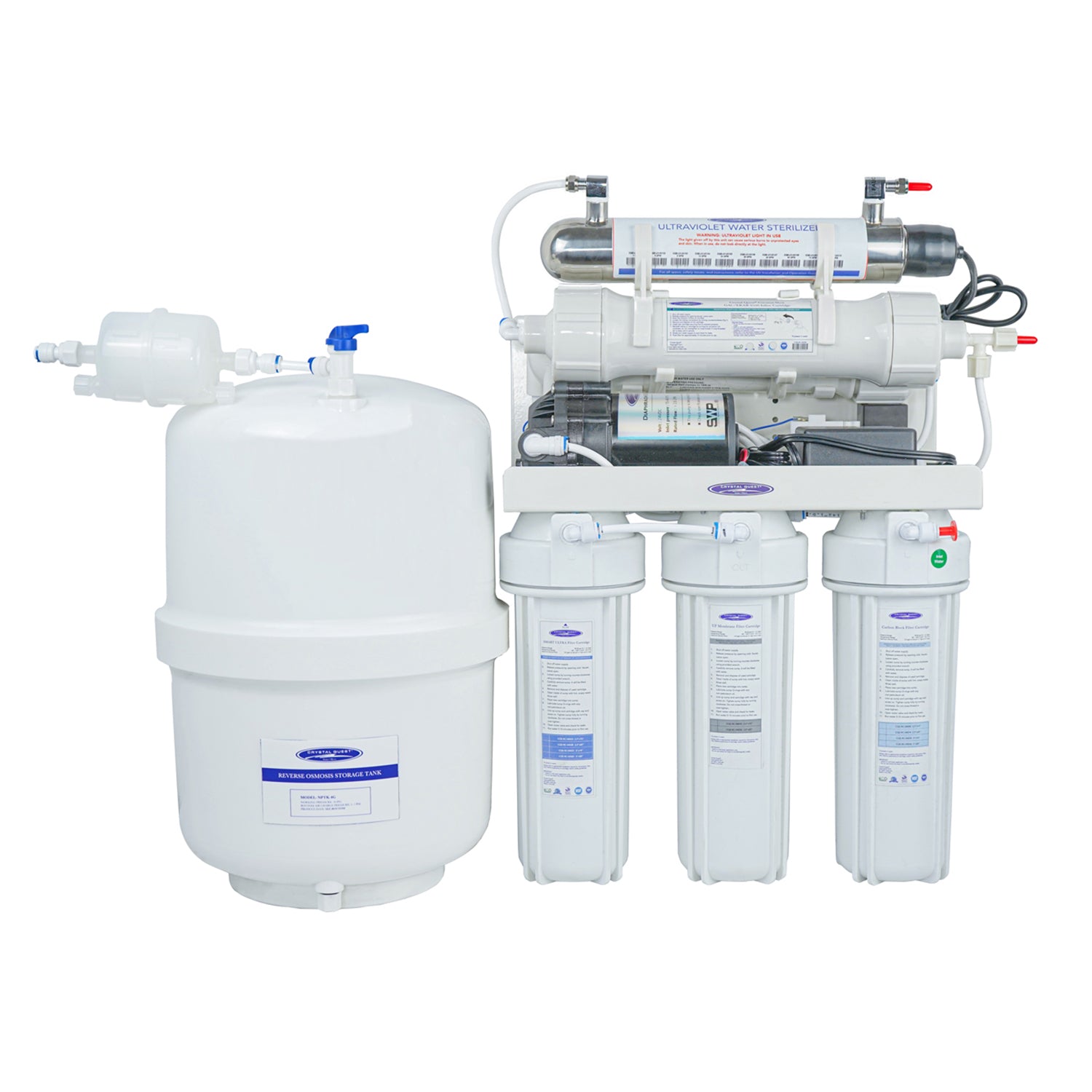Reverse Osmosis Under Sink Water Filter - 3000CP - Reverse Osmosis System - Crystal Quest