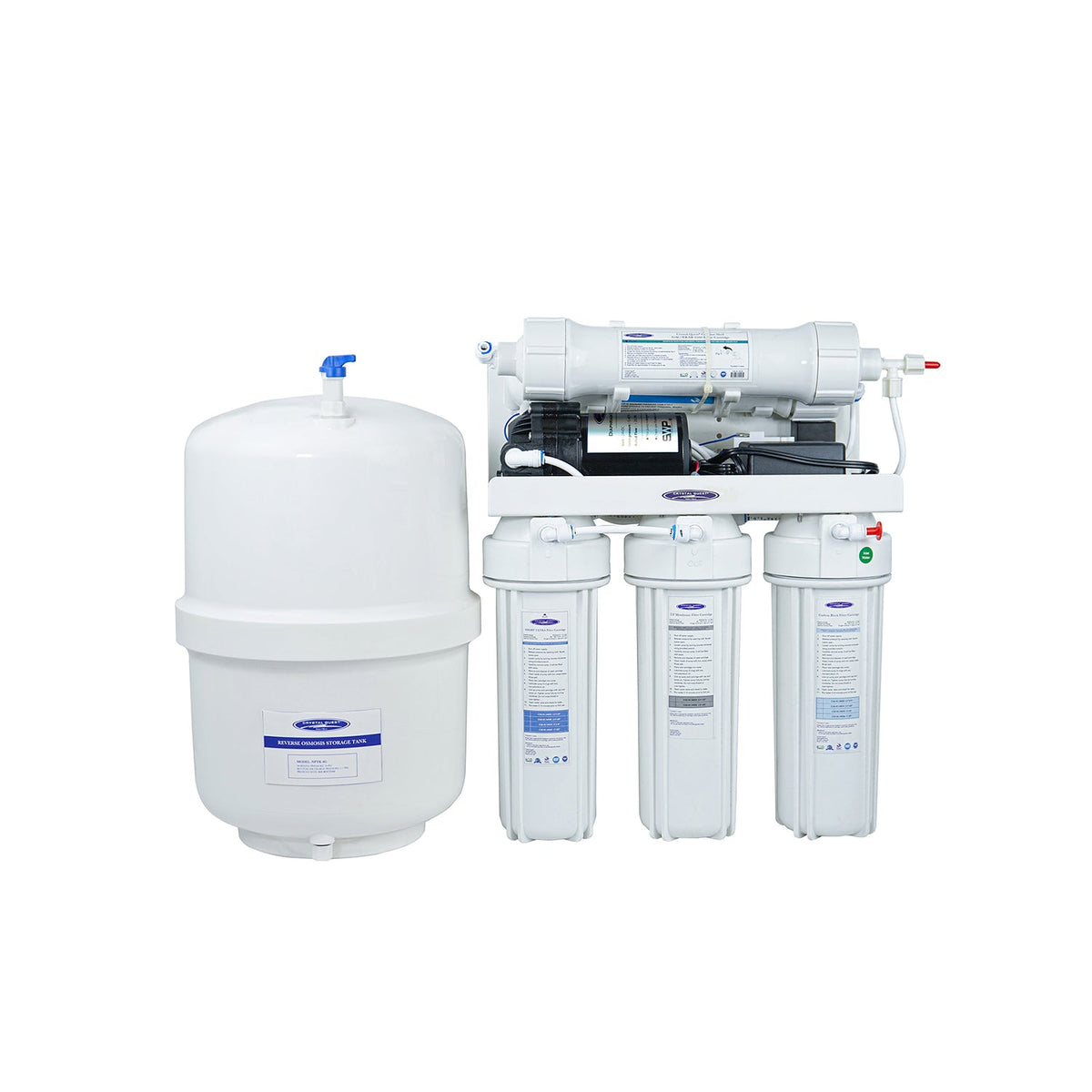 Thunder Ultrafiltration/Reverse Osmosis Under Sink Water Filter | 1000CP | 12 Stages of Filtration - Reverse Osmosis System - Crystal Quest