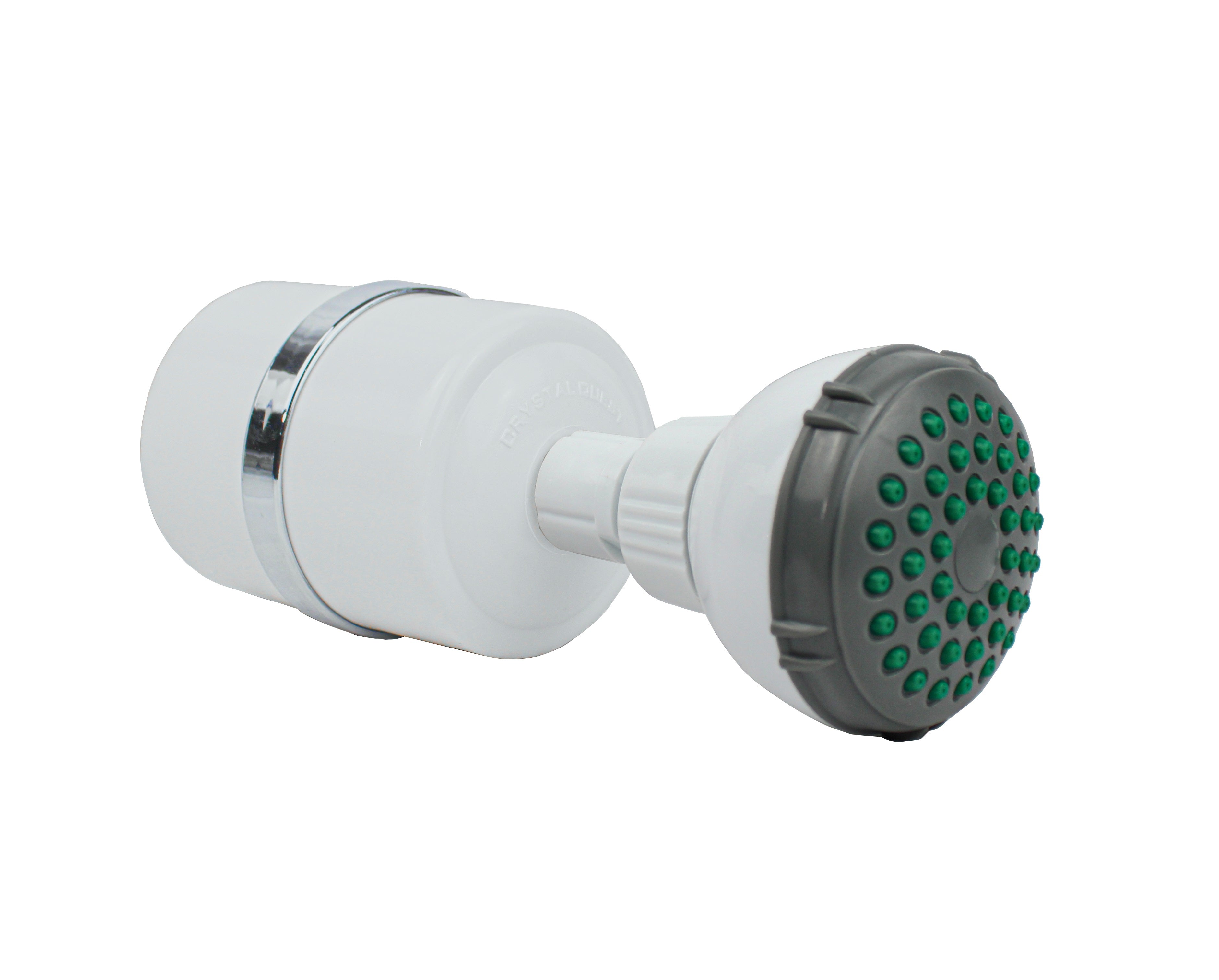 White / With Shower Head Shower Filter - Shower Bath Filters - Crystal Quest