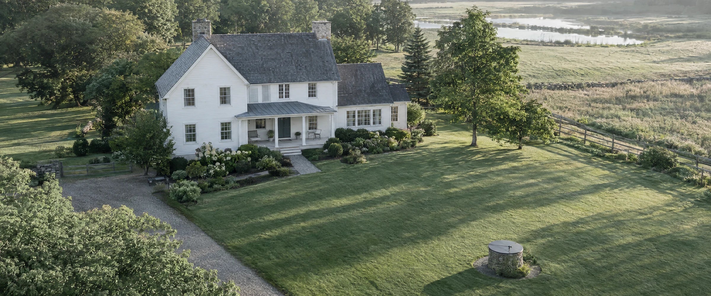 Illustrative private well setting