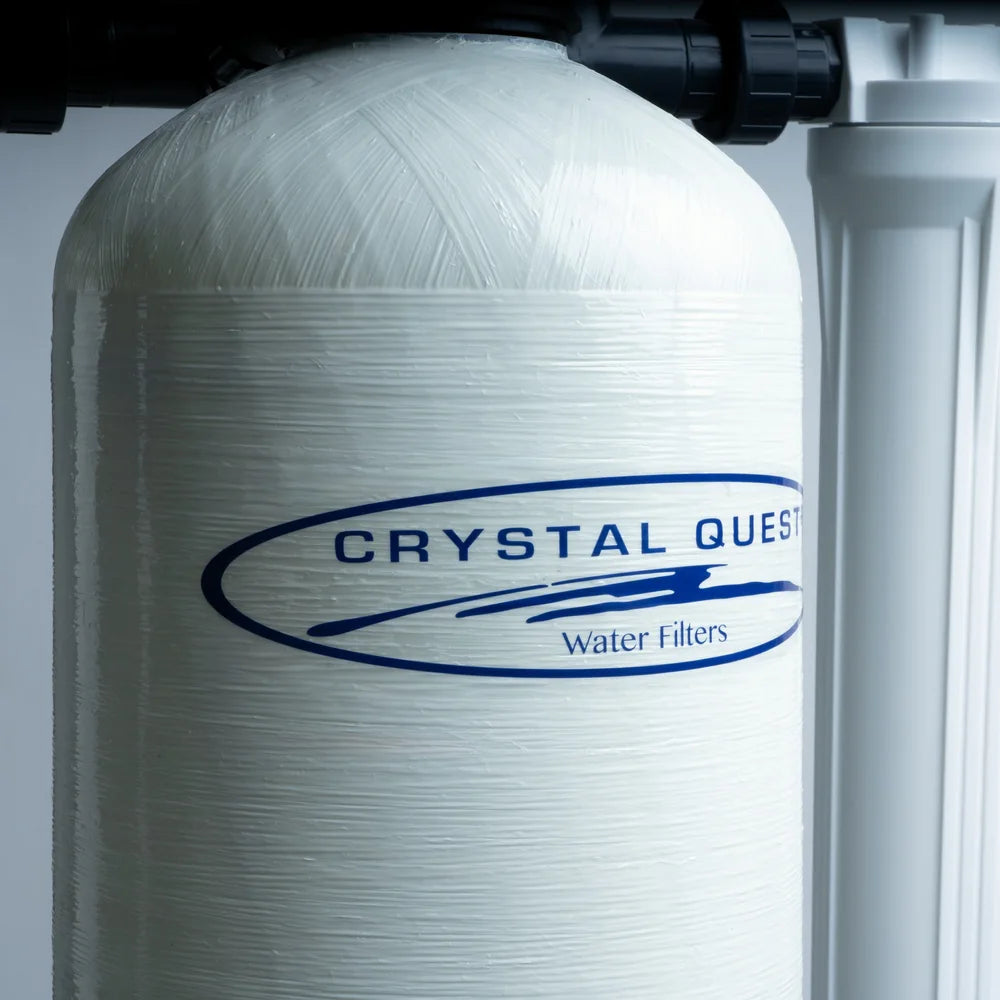 Crystal Quest treatment tank label